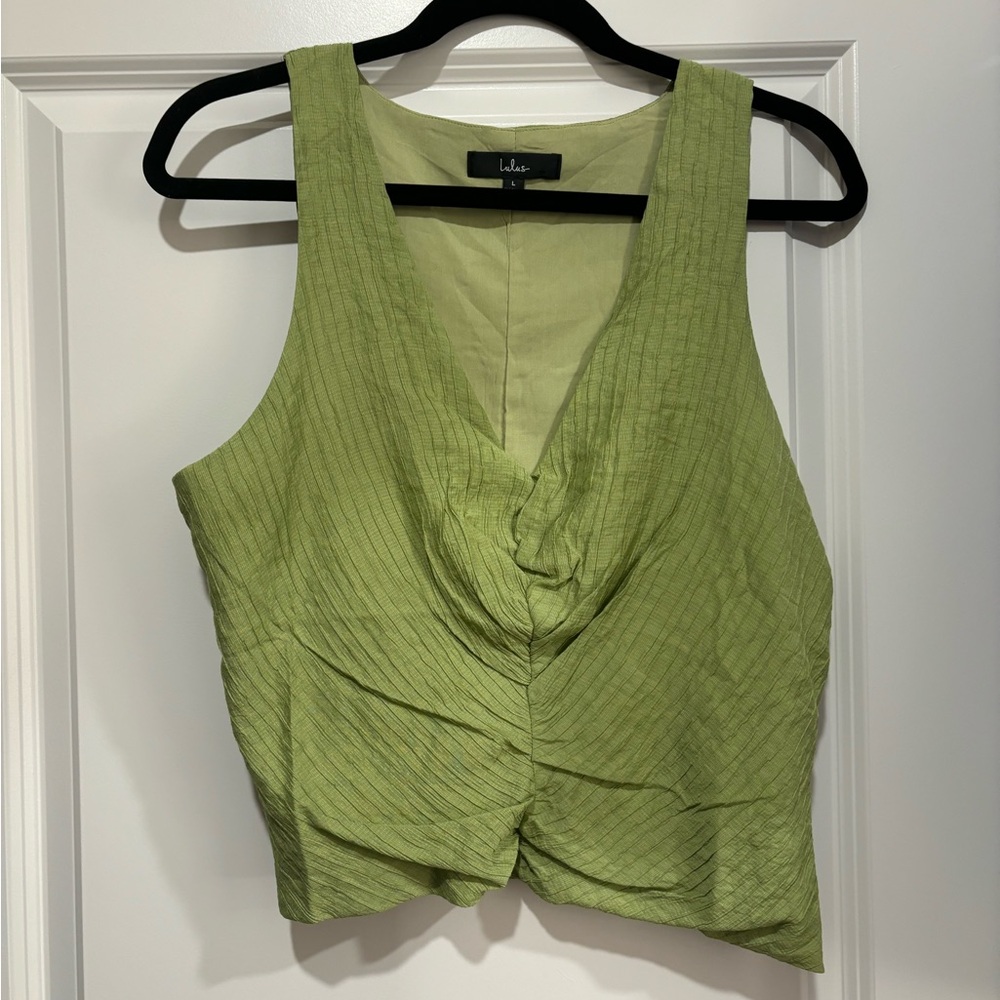 Green Lulu’s Sleeveless Top